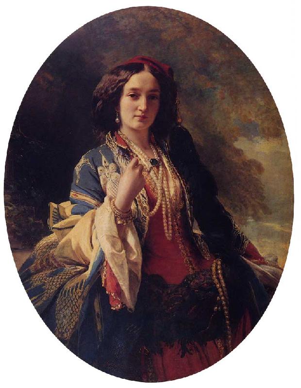Franz Xaver Winterhalter Katarzyna Branicka, Countess Potocka oil painting picture